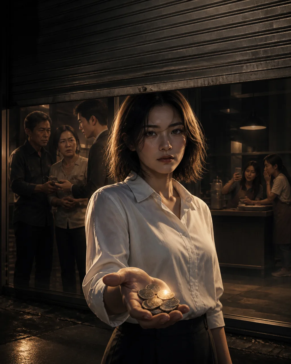 Sáu Đồng Xu Và Cánh Cửa Đóng Lại
