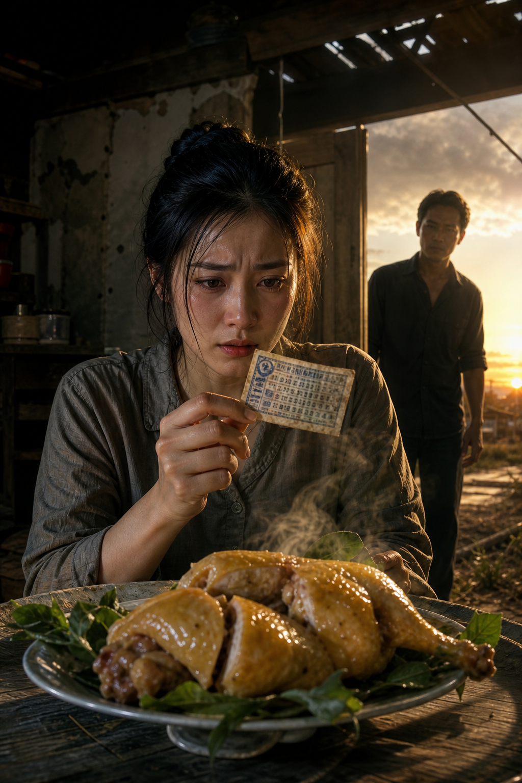 Tấm Vé Số Và Bữa Gà Tẩm Độc