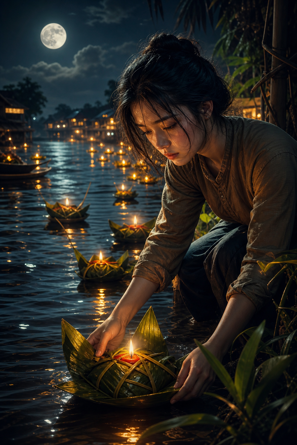 Đêm Bánh Ú Nổi Trên Sông